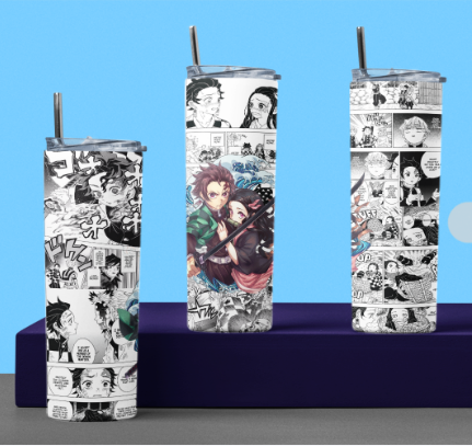 Custom (Your desired print) 20oz Tumbler with FREE Personalization