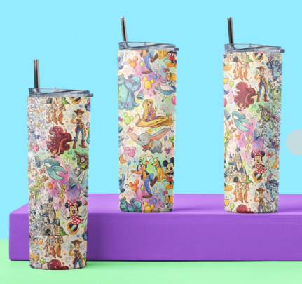 Custom (Your desired print) 20oz Tumbler with FREE Personalization