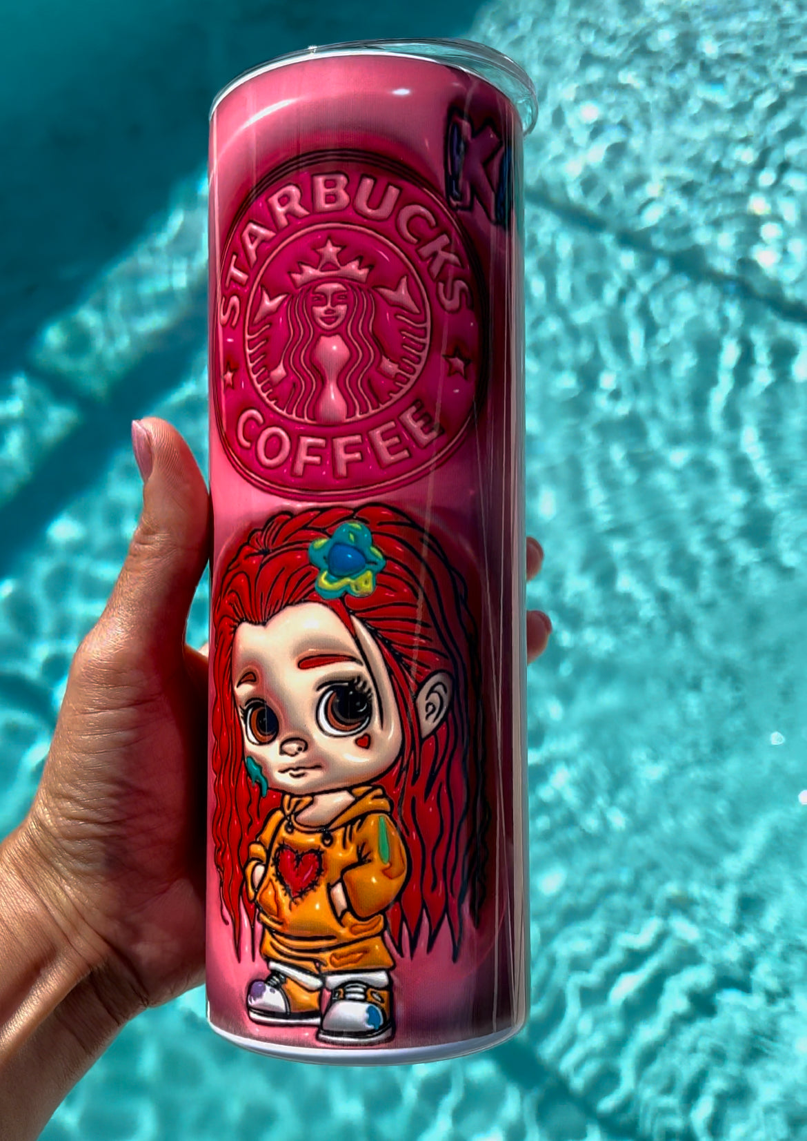 Custom (Your desired print) 20oz Tumbler with FREE Personalization