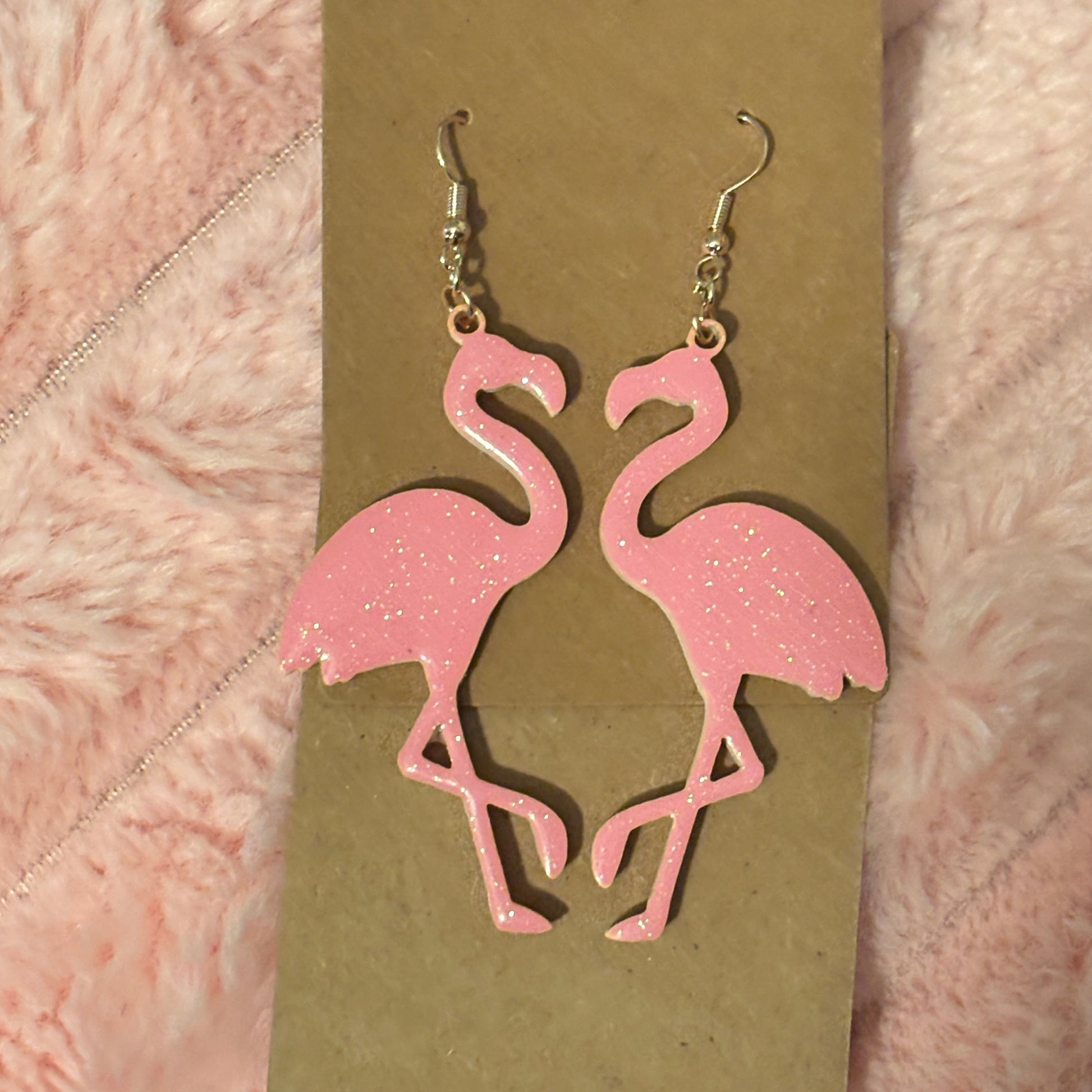 Pink Flamingo Earrings