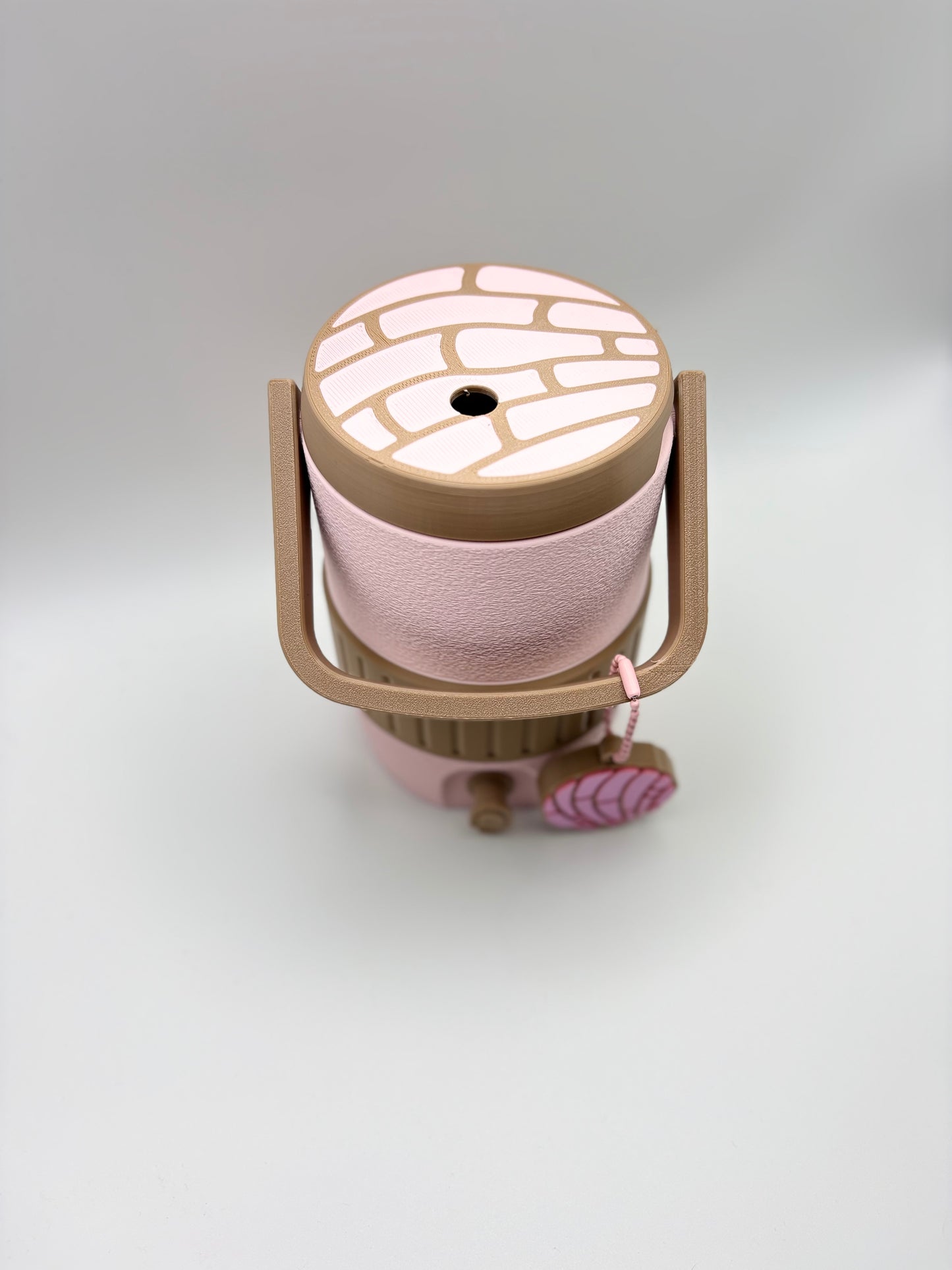 Concha Mini Can Holder with Can Tab Opener Keychain | Mexican Sweet Bread Inspired