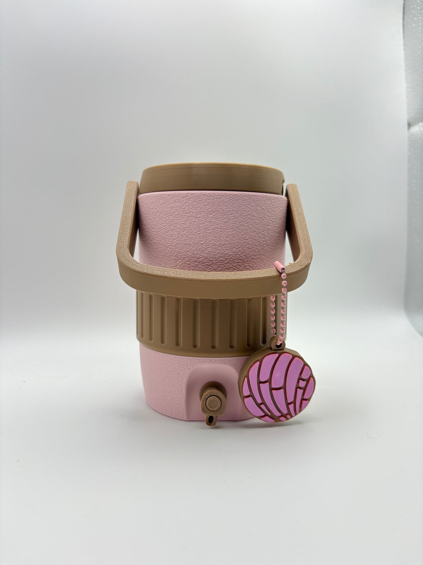 Concha Mini Can Holder with Can Tab Opener Keychain | Mexican Sweet Bread Inspired