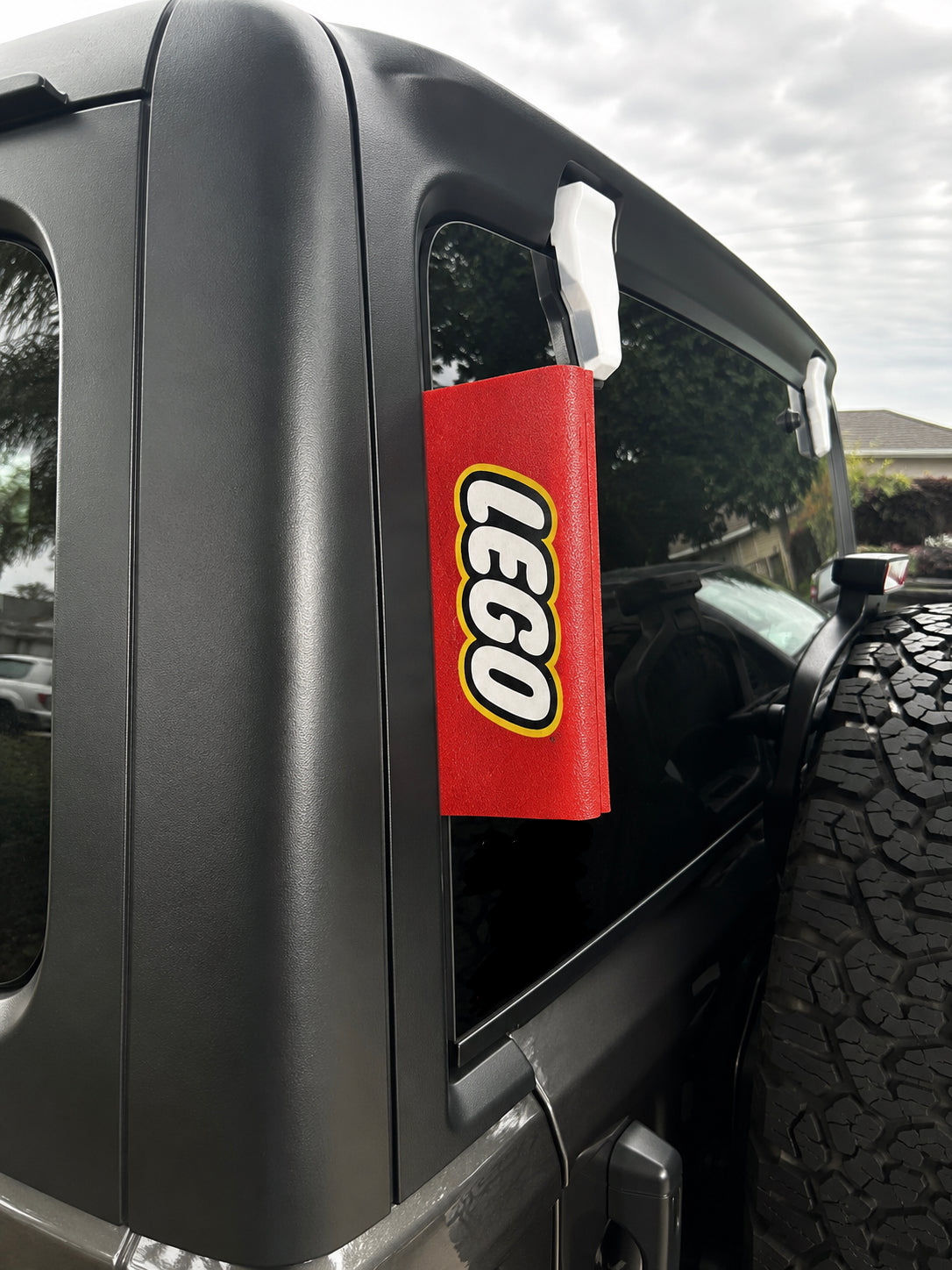 Custom Toy-Inspired Car Tag | Personalized Rear Window Vehicle Accessory | 3D Printed Novelty Auto Decoration | Retro Toys