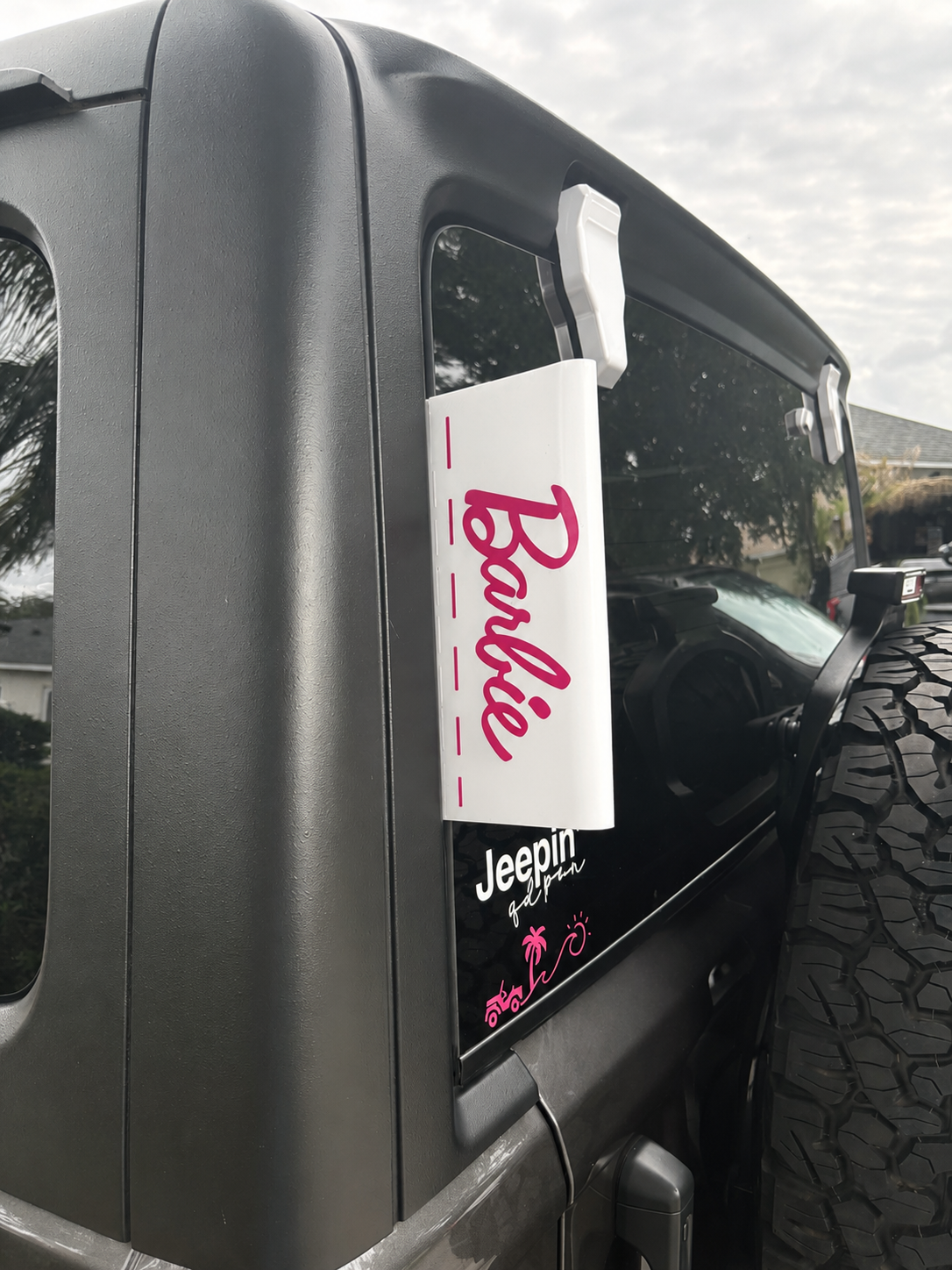 Custom Toy-Inspired Car Tag | Personalized Rear Window Vehicle Accessory | 3D Printed Novelty Auto Decoration | Retro Toys