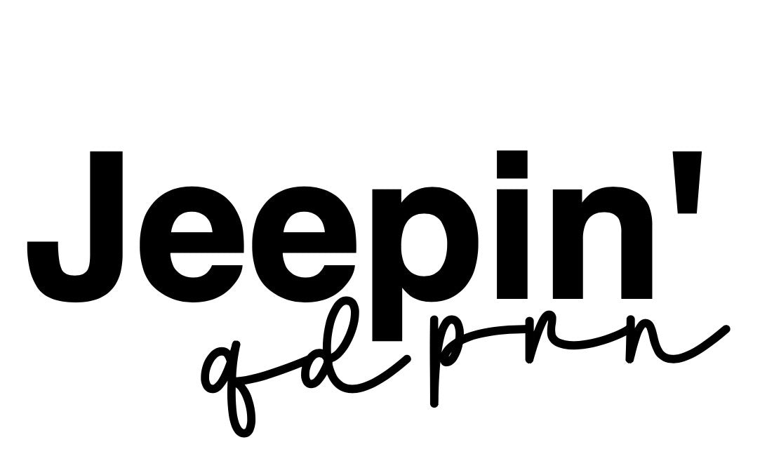 Jeep/SUV/Car Vinyl Decal Set |Mirror/Window/Vehicle Decals | Palm Tree, Surfboard, Wave Heart & Good Vibes, Alien Spaceship, Bigfoot Stickers