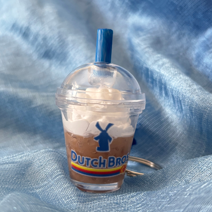 Dutch Bros Mini Frappe Keychain