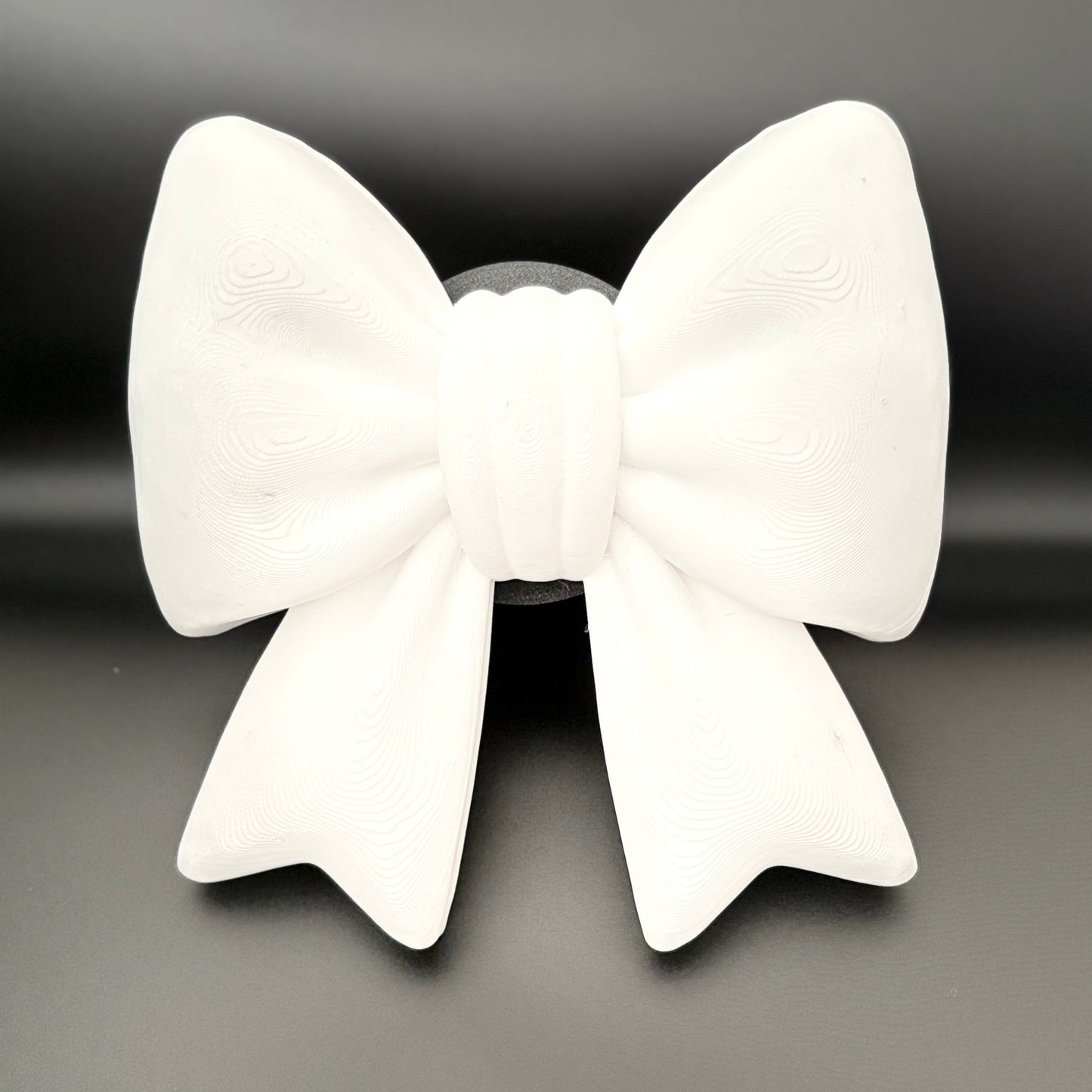 White bow tow hitch cover