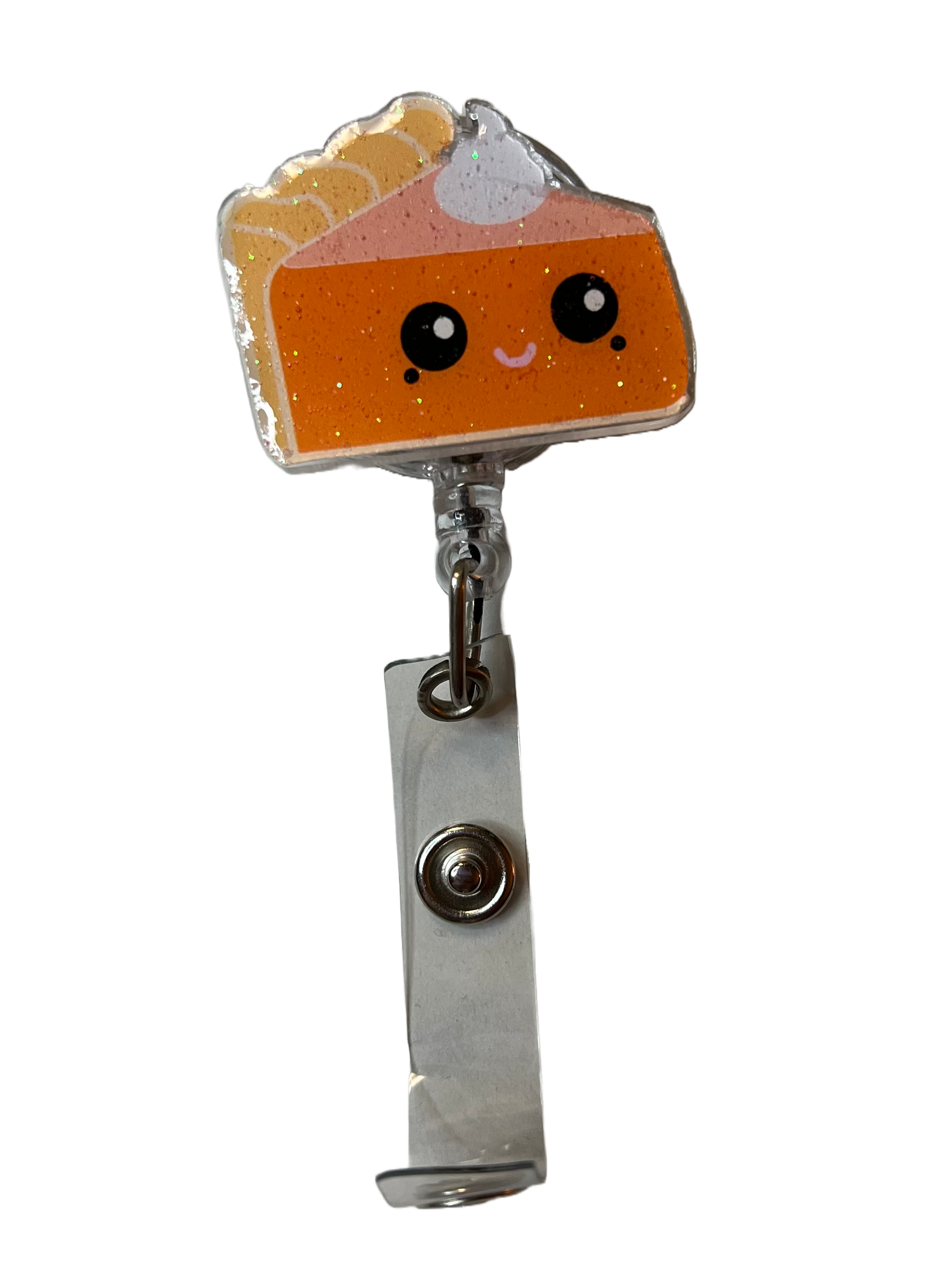 Cute Pumpkin Pie Badge Reel