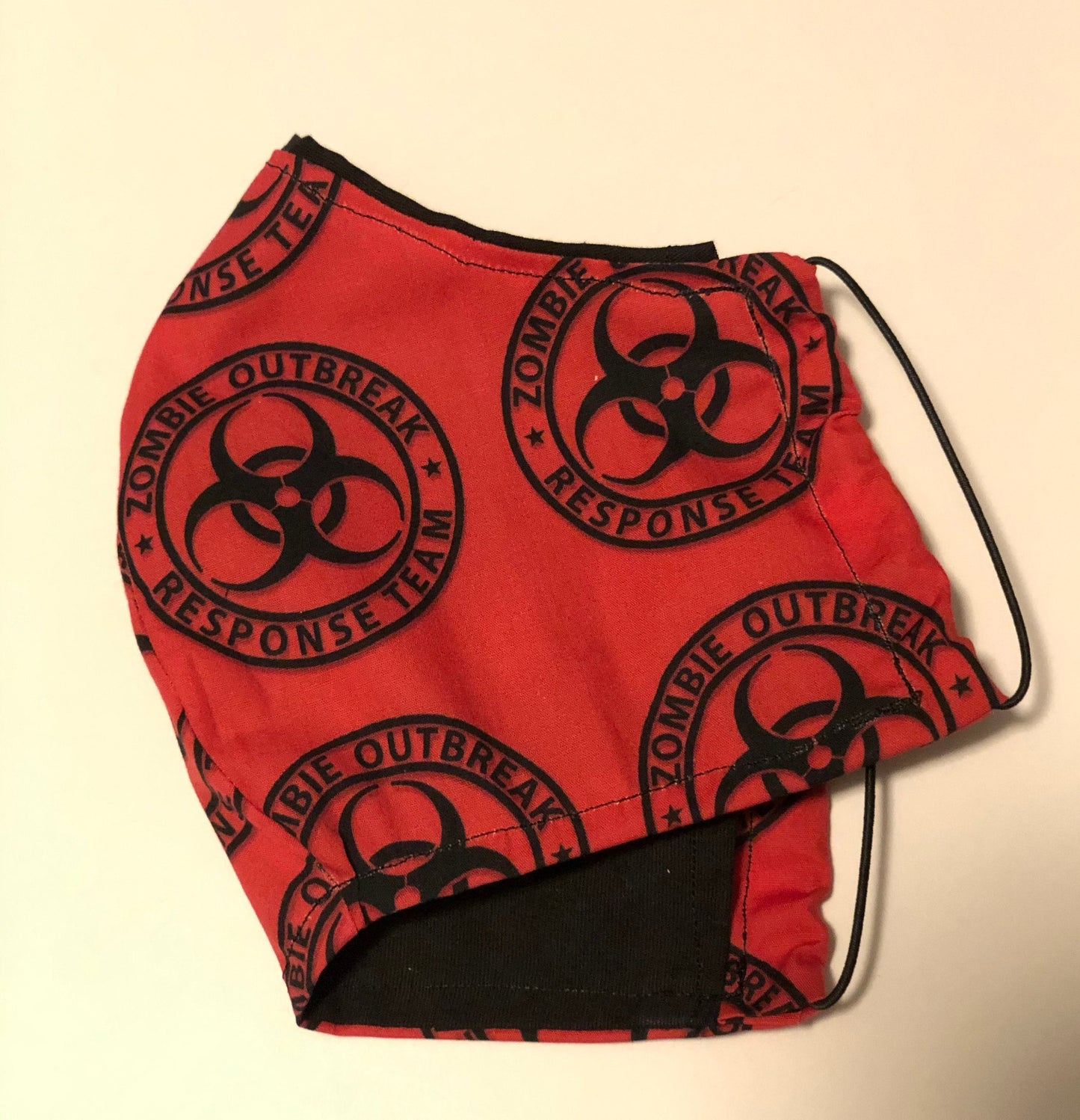 Zombie Response Team Washable Cotton Fabric (Adult or Kids) Handmade Designer Face Mask with FILTER POCKET