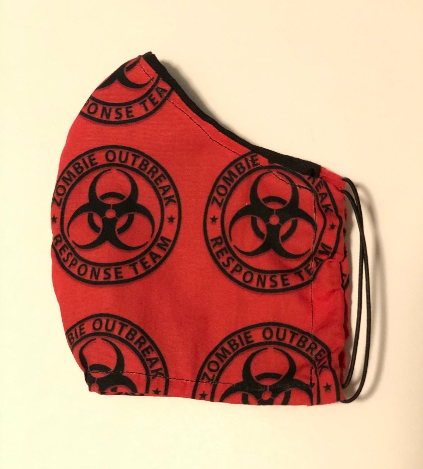 Zombie Response Team Washable Cotton Fabric (Adult or Kids) Handmade Designer Face Mask with FILTER POCKET