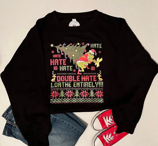 Grinch Loathe Entirely Christmas Ugly Sweater