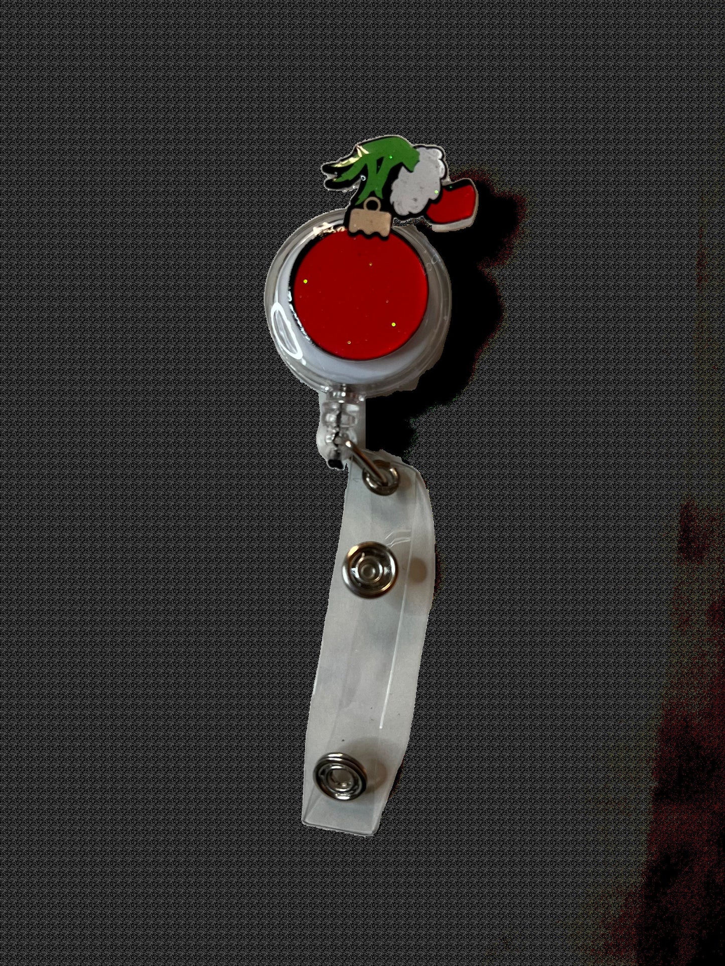 Grinch Badge Reel